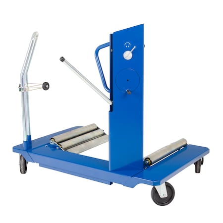 Ame Low Profile Large Wheel Trolley w/ HD Wheels and Brake Lock WT1500NT-B